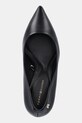 Tommy Hilfiger stilettos de piele ESSENTIAL POINTED PUMP negru FW0FW07533