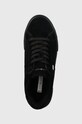 Tenisice od brušene kože Tommy Hilfiger VULC SUEDE SNEAKER LO crna FW0FW07548