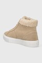 Obuwie Tommy Hilfiger sneakersy zamszowe VULC SUEDE SNEAKER HI FW0FW07549 beżowy