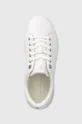 λευκό Δερμάτινα αθλητικά παπούτσια Tommy Hilfiger GOLDEN HW COURT SNEAKER