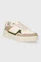 Tommy Hilfiger sneakersy skórzane ESSENTIAL BASKET SNEAKER beżowy