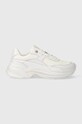 Tommy Hilfiger sneakers CHUNKY FEMININE RUNNER pelle fiore bianco FW0FW07572