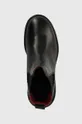 μαύρο Δερμάτινες μπότες τσέλσι Tommy Hilfiger ELEVATED WEDGE BOOTIE