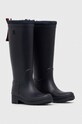 Tommy Hilfiger kalosze TOMMY TARTAN RUBBERBOOT FW0FW07664 granatowy AW23