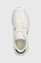 Δερμάτινα αθλητικά παπούτσια Tommy Hilfiger TH ELEVATED FEMININE RUNNER GLD λευκό FW0FW07306