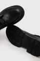 crna Kožne čizme Tommy Hilfiger COOL MONOCHROMATIC BIKERBOOT