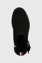 чорний Замшеві черевики Tommy Hilfiger BELT BOOTIE NUBUCK
