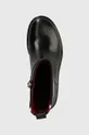 μαύρο Δερμάτινες μπότες Tommy Hilfiger COOL ELEVATED ANKLE BOOTIE