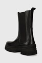 Boty Kožené kotníkové boty Tommy Hilfiger ESSENTIAL LEATHER CHELSEA BOOT FW0FW07490 černá