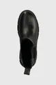 nero Tommy Hilfiger stivaletti chelsea in pelle ESSENTIAL LEATHER CHELSEA BOOT