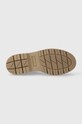 Tommy Hilfiger botki skórzane FEMININE FELT LACE UP BOOTIE FW0FW07500 beżowy