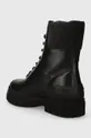 Δερμάτινες μπότες Tommy Hilfiger FEMININE FELT LACE UP BOOTIE Πάνω μέρος: Υφαντικό υλικό, Φυσικό δέρμα Εσωτερικό: Υφαντικό υλικό, Φυσικό δέρμα Σόλα: Συνθετικό ύφασμα