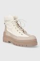 Tommy Hilfiger botine TH MONOGRAM OUTDOOR BOOT FW0FW07502 alb AW23
