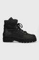 Členkové topánky Tommy Hilfiger TH MONOGRAM OUTDOOR BOOT textilný čierna FW0FW07502