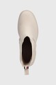 Topánky chelsea Tommy Hilfiger RUBBERIZED MID HEEL BOOT béžová FW0FW07520