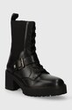 Шкіряні черевики Tommy Hilfiger TOMMY BELT LEATHER BOOT FW0FW07526 чорний AW23