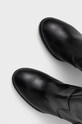 Tommy Hilfiger ghete de piele FEMININE TH HARDWARE LONGBOOT negru FW0FW07541