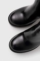 Кожени боти челси Tommy Hilfiger CHELSEA ELEVATED PLATEAU CHELSEA BOOTIE FW0FW07542 черен