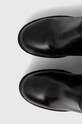Tommy Hilfiger kozaki skórzane ELEVATED PLATEAU LONGBOOT czarny FW0FW07545