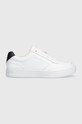 Tommy Hilfiger sneakersy skórzane TH ELEVATED CLASSIC SNEAKER płaska biały FW0FW07567