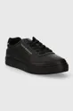 Δερμάτινα αθλητικά παπούτσια Tommy Hilfiger TH ELEVATED CLASSIC SNEAKER μαύρο