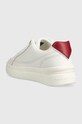 Scarpe Tommy Hilfiger sneakers in pelle TH ELEVATED COURT SNEAKER FW0FW07568 bianco