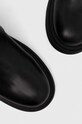 Vysoké čižmy Tommy Hilfiger STRETCH MONOCHROMATIC LONGBOOT čierna FW0FW07611