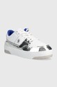 Kožne tenisice Tommy Hilfiger TH LO BASKET SILVER FW0FW07570 bijela AW23