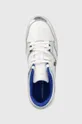 λευκό Δερμάτινα αθλητικά παπούτσια Tommy Hilfiger TH LO BASKET SILVER