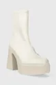 Členkové topánky Aldo Grandstep biela