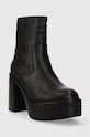 Aldo botki skórzane Myrelle 13621067Myrelle czarny AW23