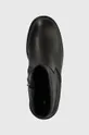 čierna Kožené členkové topánky Aldo Myrelle