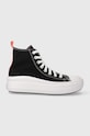 Tenisky Converse Chuck Taylor All Star Move platforma čierna 271716C
