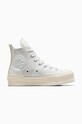 Converse sportcipő Chuck 70 Plus velúr bőr fehér A05259C