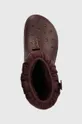 burgundia Crocs hócipő Classic Neo Puff Luxe Boot