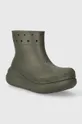 Ουέλλινγκτον Crocs Classic Crush Rain Boot πράσινο