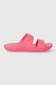 ροζ Παντόφλες Crocs Γυναικεία
