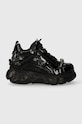 Buffalo sneakers Cld Corin Butterflies Planet friendly negru 1630966.BLK