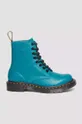 blue Dr. Martens leather biker boots 1460 Pascal Women’s