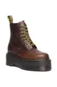 Dr. Martens leather biker boots 1460 Pascal Max brown