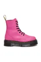 pink Dr. Martens leather biker boots Jadon Women’s