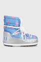 Μπότες χιονιού Moon Boot LIGHT LOW STARS συνθετικό μπλε 14601700.001