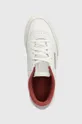 λευκό Δερμάτινα αθλητικά παπούτσια Reebok Club C 85