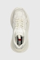 Маратонки Tommy Jeans TJW FUR FASHION RUNNER LC WL бял EN0EN02247