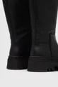 Usnjeni elegantni škornji Tommy Jeans TJW FASHION HIGH SHAFT Zunanjost: Naravno usnje Notranjost: Tekstilni material, Naravno usnje Podplat: Sintetični material