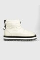 Tommy Jeans śniegowce TJW PADDED FLAT BOOT tekstylny beżowy EN0EN02292