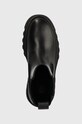 Tommy Jeans ghete chelsea de piele TJW FASHION CHELSEA negru EN0EN02295