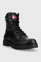 Кубинки Tommy Jeans TJW LACE UP BOOT EN0EN02314 черен AW23