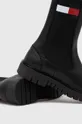 Δερμάτινες μπότες τσέλσι Tommy Jeans TJW LONG CHELSEA BOOT Πάνω μέρος: Υφαντικό υλικό, Φυσικό δέρμα Εσωτερικό: Υφαντικό υλικό, Φυσικό δέρμα Σόλα: Συνθετικό ύφασμα