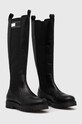 Tommy Jeans cizme TJW HIGH SHAFT BOOT EN0EN02316 negru AW23